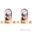 Picture of Color-Changing Hair Barrettes - Metallic Geometric Brushed Finish by DelSol for Women - 2 Pc Hair Clips - Pack of 2