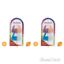 Picture of Color-Changing Hair Barrettes - Metallic Geometric Polished Finish by DelSol for Women - 2 Pc Hair Clips - Pack of 2