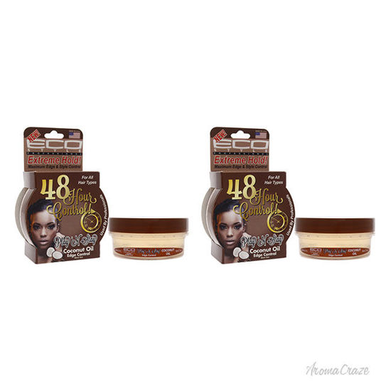 Picture of Playn Stay Edge Control Gel - Coconut Oil by Ecoco for Unisex - 3 oz Gel - Pack of 2