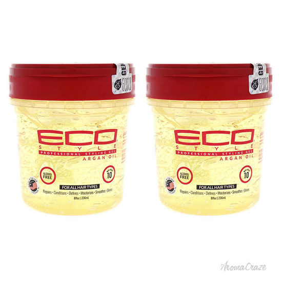 Picture of Eco Style Gel - Argan Oil by Ecoco for Unisex - 8 oz Gel - Pack of 2