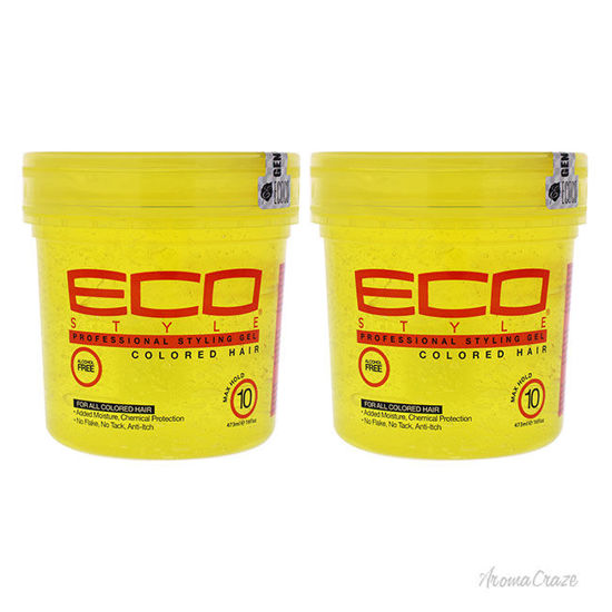 Picture of Eco Style Gel - Colored Hair by Ecoco for Unisex - 16 oz Gel - Pack of 2