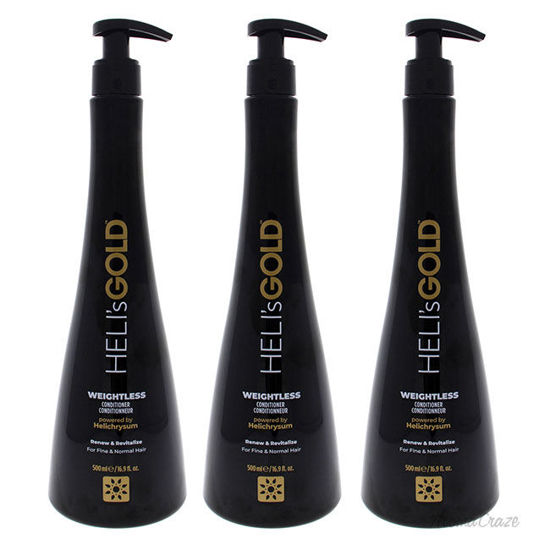 Picture of Weightless Conditioner by Helis Gold for Unisex - 16.9 oz Conditioner - Pack of 3