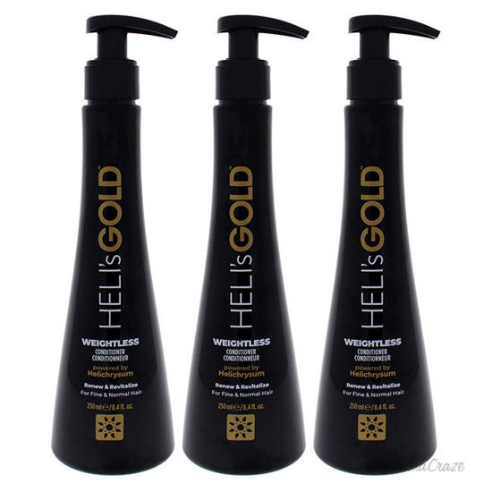 Picture of Weightless Conditioner by Helis Gold for Unisex - 8.4 oz Conditioner - Pack of 3