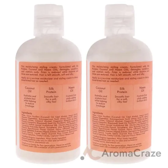 Picture of Coconut & Hibiscus Curl & Style Milk - Pack of 2 by Shea Moisture for Unisex - 8 oz Cream