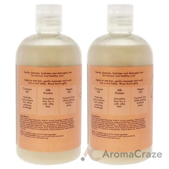 Picture of Coconut & Hibiscus Curl & Shine Shampoo - Pack of 2 by Shea Moisture for Unisex - 13 oz Shampoo