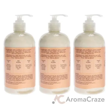 Picture of Coconut and Hibiscus Curl Shine Conditioner by Shea Moisture for Unisex - 13 oz Conditioner - Pack of 3