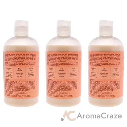 Picture of Coconut and Hibiscus Curl Shine Shampoo by Shea Moisture for Unisex - 13 oz Shampoo - Pack of 3