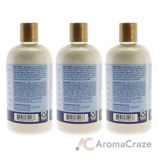 Picture of Manuka Honey and Yogurt Hydrate Plus Repair Shampoo by Shea Moisture for Unisex - 13 oz Shampoo - Pack of 3