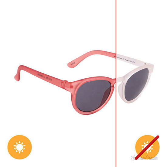 Picture of Solize Mermaid Lagoon - Clear-Pink by DelSol for Kids - 1 Pc Sunglasses