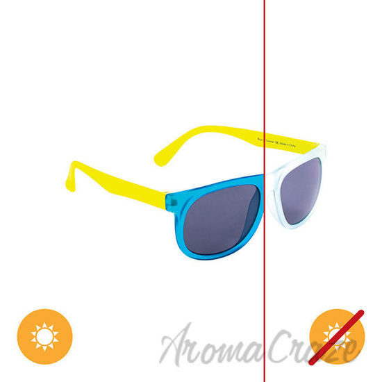 Picture of Kids Solize Boys of Summer - Clear to Blue by DelSol for Kids - 1 Pc Sunglasses