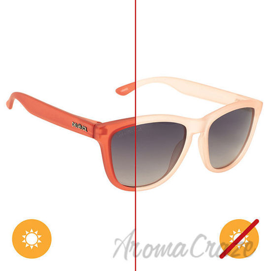 Picture of Solize Can You Feel It - Frosted Pink to Red by DelSol for Women - 1 Pc Sunglasses