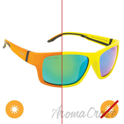 Picture of Solize Wild Thing - Green to Orange by DelSol for Men - 1 Pc Sunglasses