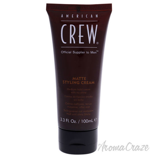 Crew Matte Styling Cream by American Crew for Men - 3.3 oz Gel 