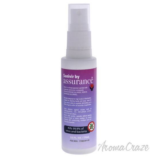  Sanivir Hand Sanitizer Solution by Assurance for Unisex - 2.5 oz Hand Sanitizer 