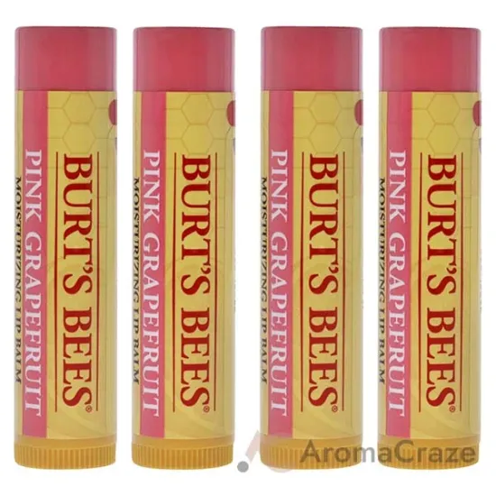 Picture of Pink Grapefruit Moisturizing Lip Balm Twin Pack by Burts Bees for Unisex - 2 x 0.15 oz Lip Balm - Pack of 2