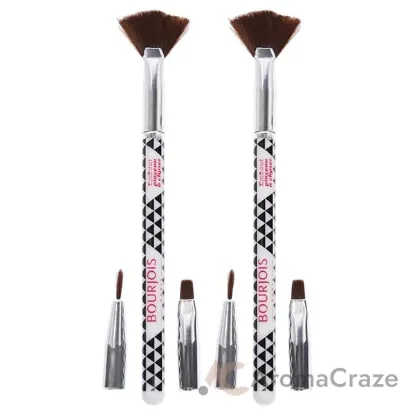 Picture of Multi-Brush Nail Art Set by Bourjois for Women - 3 Pc Set Fan Brush, Shader Brush, Liner Brush - Pack of 2