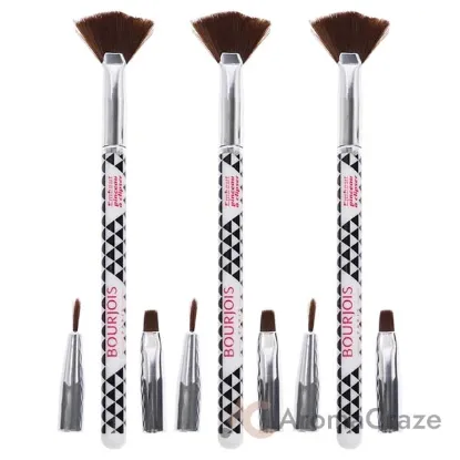 Picture of Multi-Brush Nail Art Set by Bourjois for Women - 3 Pc Set Fan Brush, Shader Brush, Liner Brush - Pack of 3