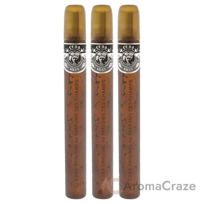 Picture of Cuba Grey by Cuba for Men - 1.17 oz EDT Spray - Pack of 3