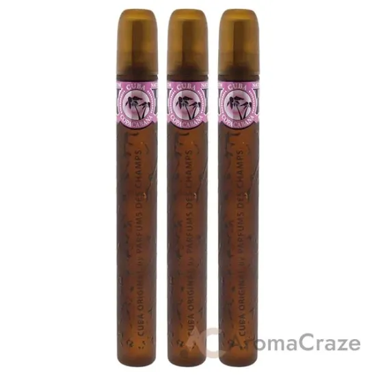 Picture of Cuba Brazil Copacabana by Cuba for Women - 1.17 oz EDP Spray - Pack of 3