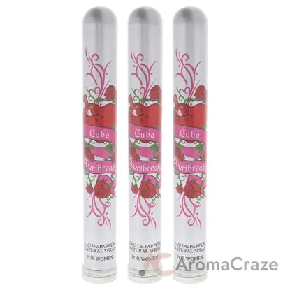 Picture of Cuba Heartbreaker by Cuba for Women - 1.17 oz EDP Spray - Pack of 3