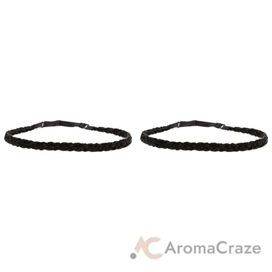 Picture of Pop Double Braid Headband - R10 Chestnut by Hairdo for Women - 1 Pc Hair Band - Pack of 2