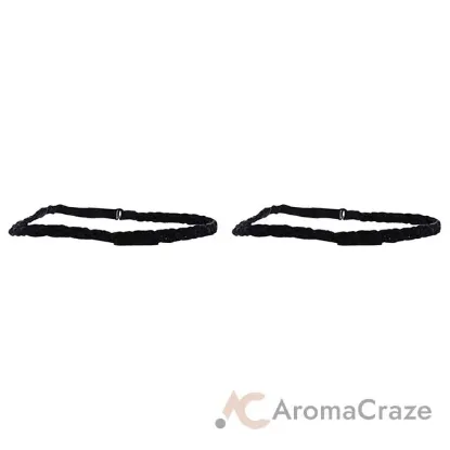 Picture of Pop Double Braid Headband - R2 Ebony by Hairdo for Women - 1 Pc Hair Band - Pack of 2