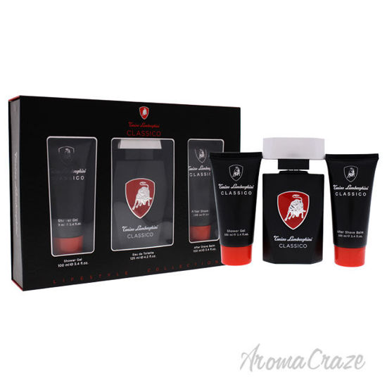 Picture of Classico by Tonino Lamborghini for Men 3 Pc Gift Set 4.2oz EDT Spray, 3.4oz Shower Gel, 3.4oz After Shave Balm