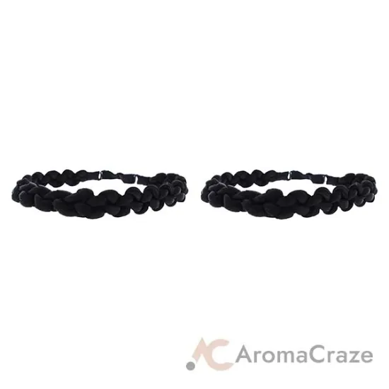 Picture of Pop Thick Braid Headband - R2 Ebony by Hairdo for Women - 1 Pc Hair Band - Pack of 2