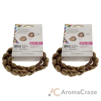 Picture of Pop Thick Braid Headband - R25 Ginger Blonde by Hairdo for Women - 1 Pc Hair Band - Pack of 2