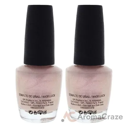 Picture of Nail Lacquer - NL SH2 Throw Me A Kiss by OPI for Women - 0.5 oz Nail Polish - Pack of 2