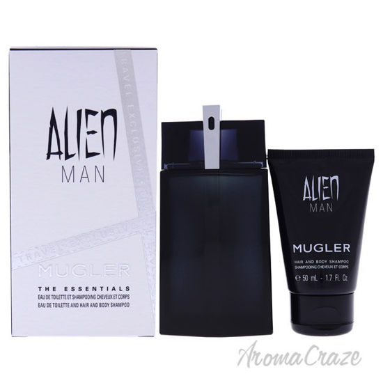 Picture of Alien Man by Thierry Mugler for Men 2 Pc Gift Set 3.4 oz EDT Spray, 1.7oz Hair and Body Shampoo