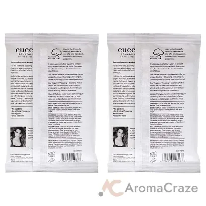 Picture of Somatology Yogahh Cooling Plus Cleansing Wipes by Cuccio Somatology for Unisex - 12 Count Wipes - Pack of 2