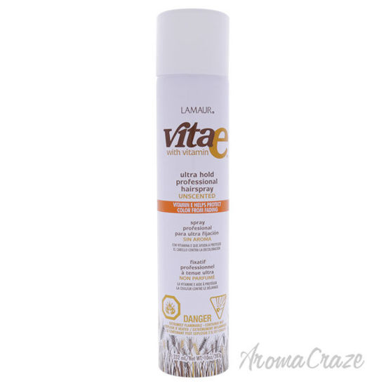 Picture of Vita E Ultra Hold Unscented Hairspray Voc by Lamaur for Unisex 10 oz Hairspray