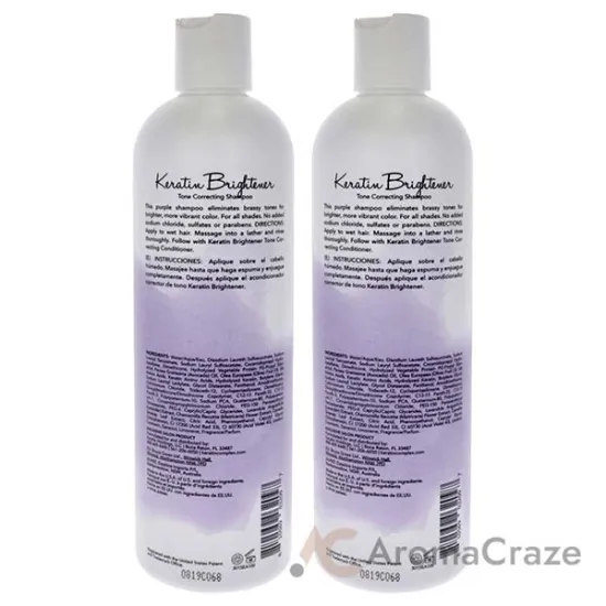 Picture of Keratin Brightener Shampoo by Keratin Perfect for Unisex - 12 oz Shampoo - Pack of 2