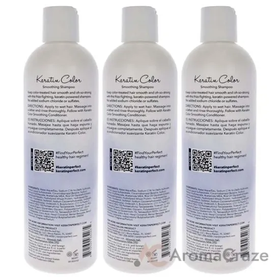 Picture of Keratin Color Shampoo by Keratin Perfect for Unisex - 12 oz Shampoo - Pack of 3
