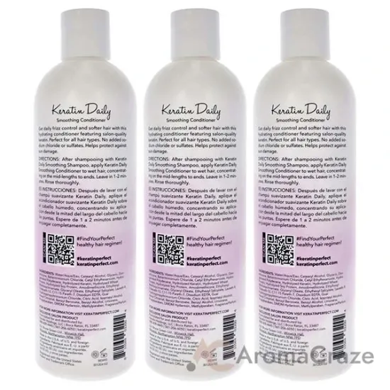 Picture of Keratin Daily Conditioner by Keratin Perfect for Unisex - 12 oz Conditioner - Pack of 3