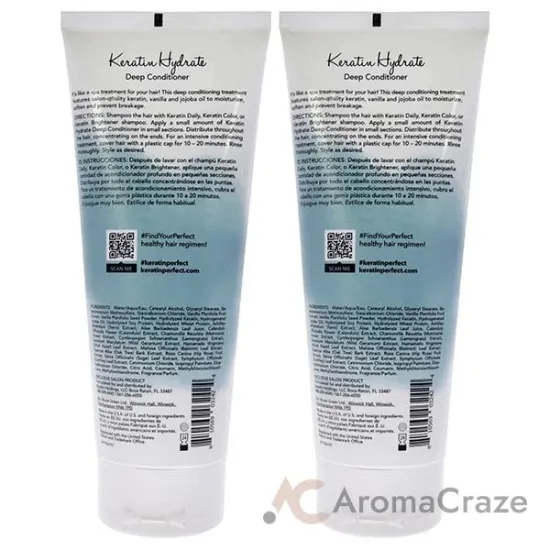 Picture of Keratin Hydrate Deep Conditioner by Keratin Perfect for Unisex - 7 oz Conditioner - Pack of 2