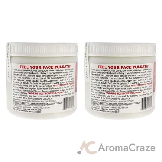 Picture of Indian Healing Clay by Aztec Secret for Unisex - 1 lb Clay - Pack of 2