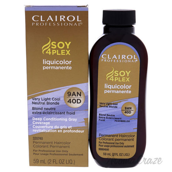 Picture of Professional Liquicolor Permanent Hair Color 40D Very Light Cool Neutral Blonde by Clairol for Unisex 2 oz Hair Color