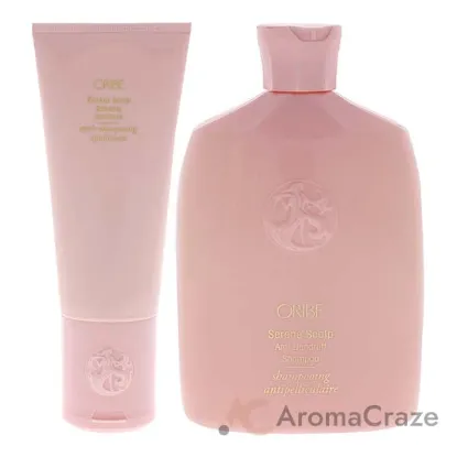 Picture of Serene Scalp Anti-Dandruff Shampoo and Conditioner Kit by Oribe for Unisex - 2 Pc Kit 8.5oz Shampoo, 6.8oz Conditioner