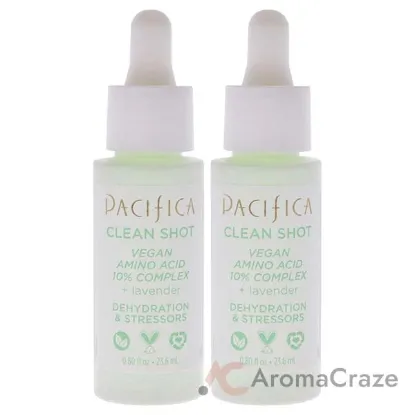 Picture of Clean Shot Vegan Amino Acid 10 Percent Complex by Pacifica for Unisex - 0.8 oz Serum - Pack of 2