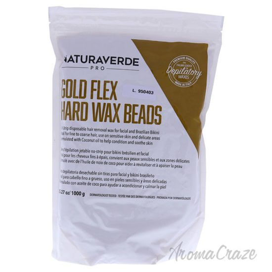 Picture of Natura Verde Pro Gold Hard Flex Wax Beads by Natura Verde for Unisex 35.27 oz Wax