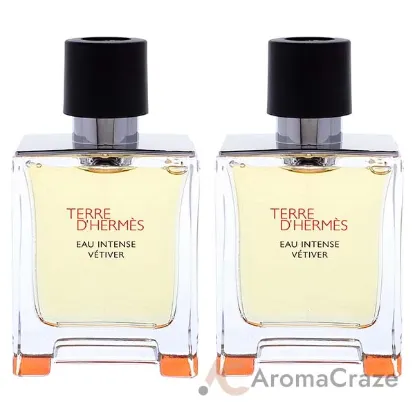 Picture of Terre DHermes Eau Intense Vetiver by Hermes for Men - 1.6 oz EDP Spray - Pack of 2