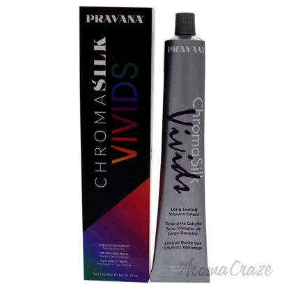 Picture of ChromaSilk Vivids Yellow by Pravana for Unisex 3 oz Hair Color