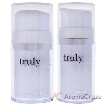Picture of Truly Fair Kit by Truly Fair for Unisex - 2 Pc Kit 1oz Vitamin C Brightening Serum, 1.7oz 10 Percent Aha Brightening Gel Lotion