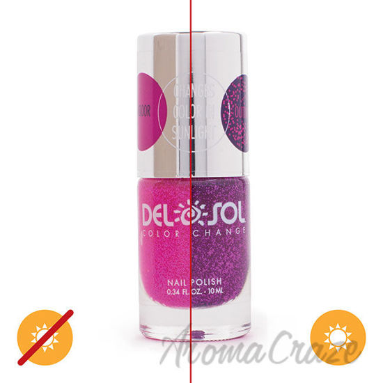 Picture of Color Changing Nail Polish Sunshine and Smiles by DelSol for Women 0.34 oz Nail Polish