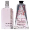 Picture of Cherry Blossom Fragrance and Hand Cream Kit by LOccitane for Women - 2 Pc Kit 2.5oz EDT Spray, 2.6oz Hand Cream