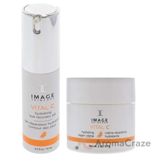 Picture of Vital C Hydrating Repair Creme and Eye Recovery Gel Kit by Image for Unisex - 2 Pc Kit 2oz Cream, 0.5oz Gel