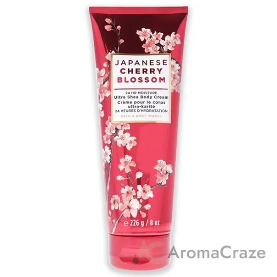 Picture of Japanese Cherry Blossom by Bath and Body Works for Women - 8 oz Body Cream - Pack of 2