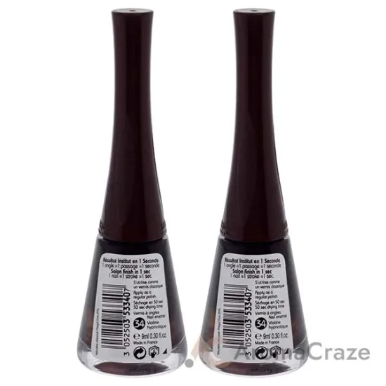 Picture of 1 Seconde - 34 Violine Hypnotique by Bourjois for Women - 0.3 oz Nail Polish - Pack of 2